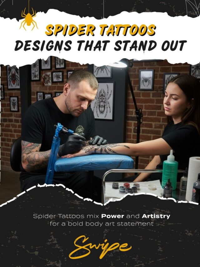 Spider Tattoos: Unique Designs at Your Favourite Tattoo Shop