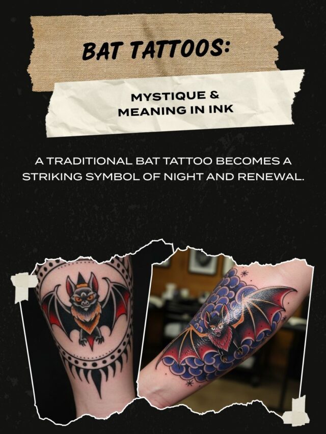Bat Tattoos: Mystique in Traditional Ink